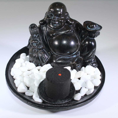 Incense Burner - Hotei Buddha