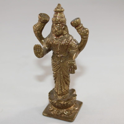 Lakshmi on Lotus Flower Statue