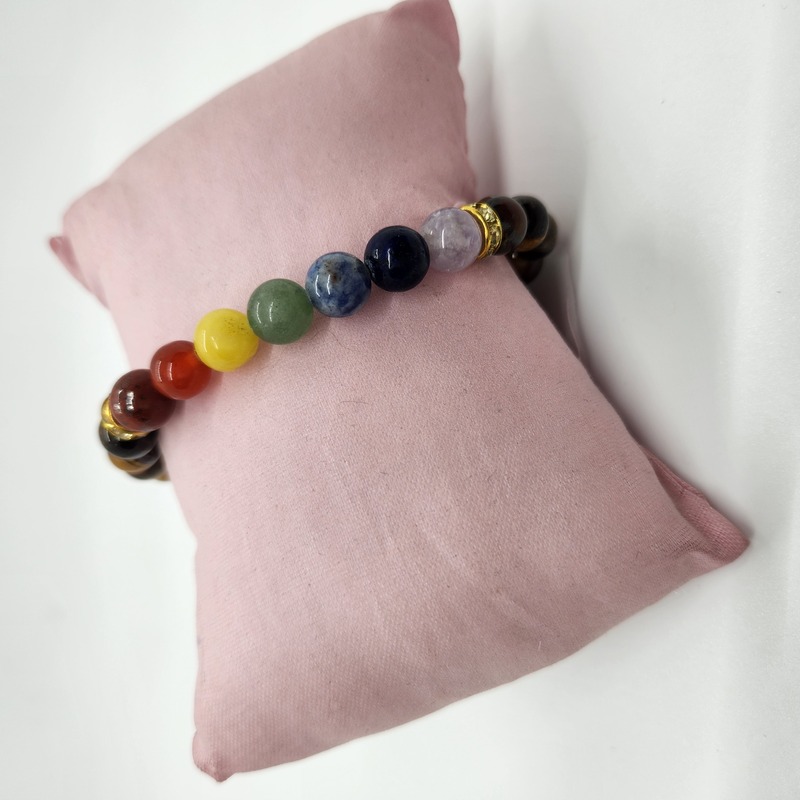 Tiger Eye Chakra Bracelet