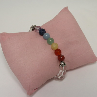 Clear Quartz Chakra Bracelet