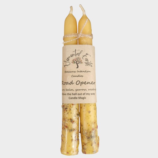 Road Opener Beeswax Intention Candles