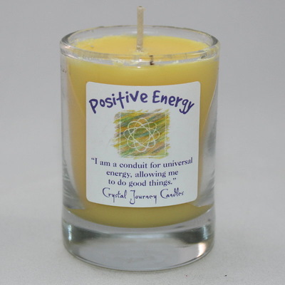 Positive Energy Votive in Glass