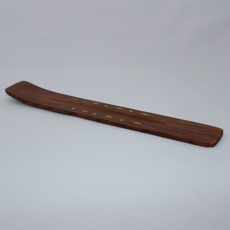 Wooden Incense Burner - Diamond Pattern
